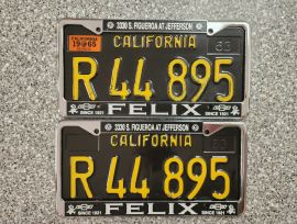 1965 California Commercial License Plates, DMV 