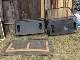 Used Fiberglass Early Camaro Race Doors and trunk 