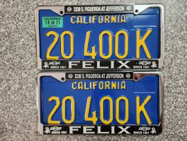 1971 California Commercial License Plates, DMV