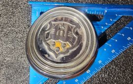 1948 Oldsmobile Hood Emblem Badge with Bracket